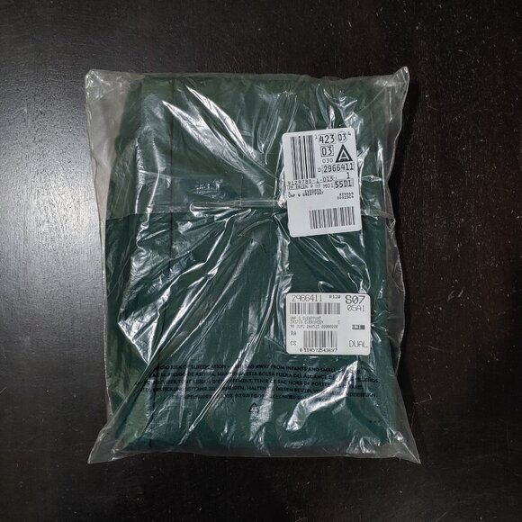 NWT Lands' End Girls Sweatpants Evergreen Dark Green Fleece Pants size M size L - Picture 6 of 8